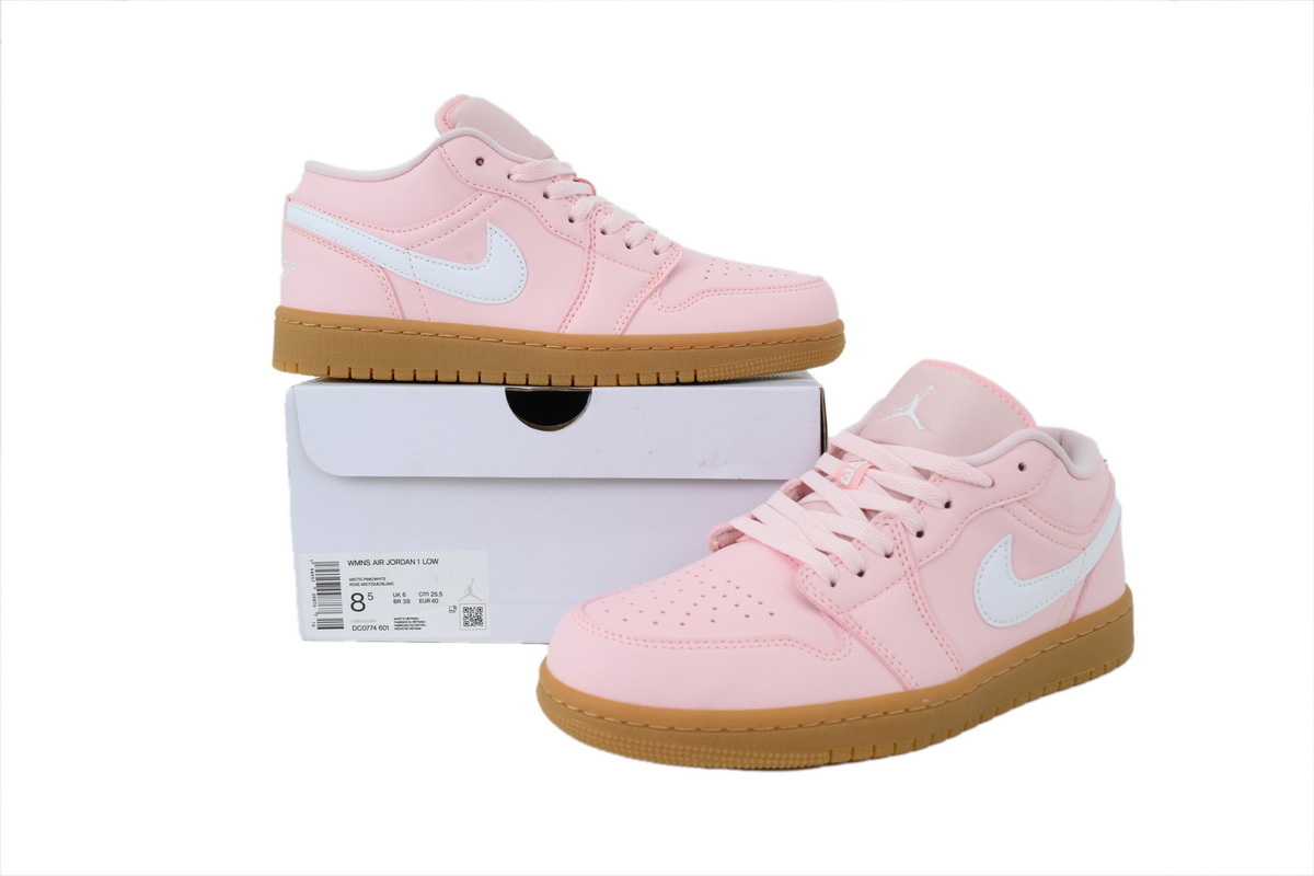 LJR Batch Wmns Air Jordan 1 Low 'Arctic Pink Gum' DC0774-601