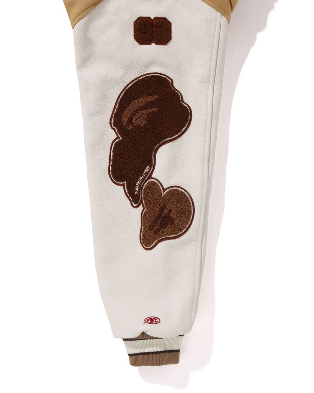 A BATHING APE X Coca Cola Varsity Jacket Brown/Red