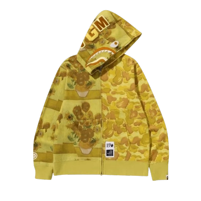 A BATHING APE X VGM SHARK FULL ZIP HOODIE 02
