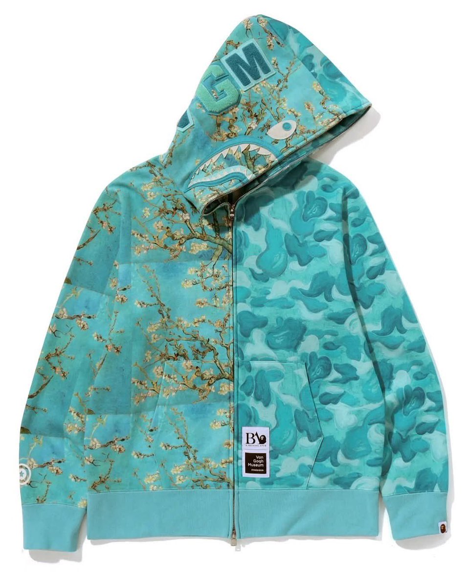 A BATHING APE X VGM SHARK FULL ZIP HOODIE