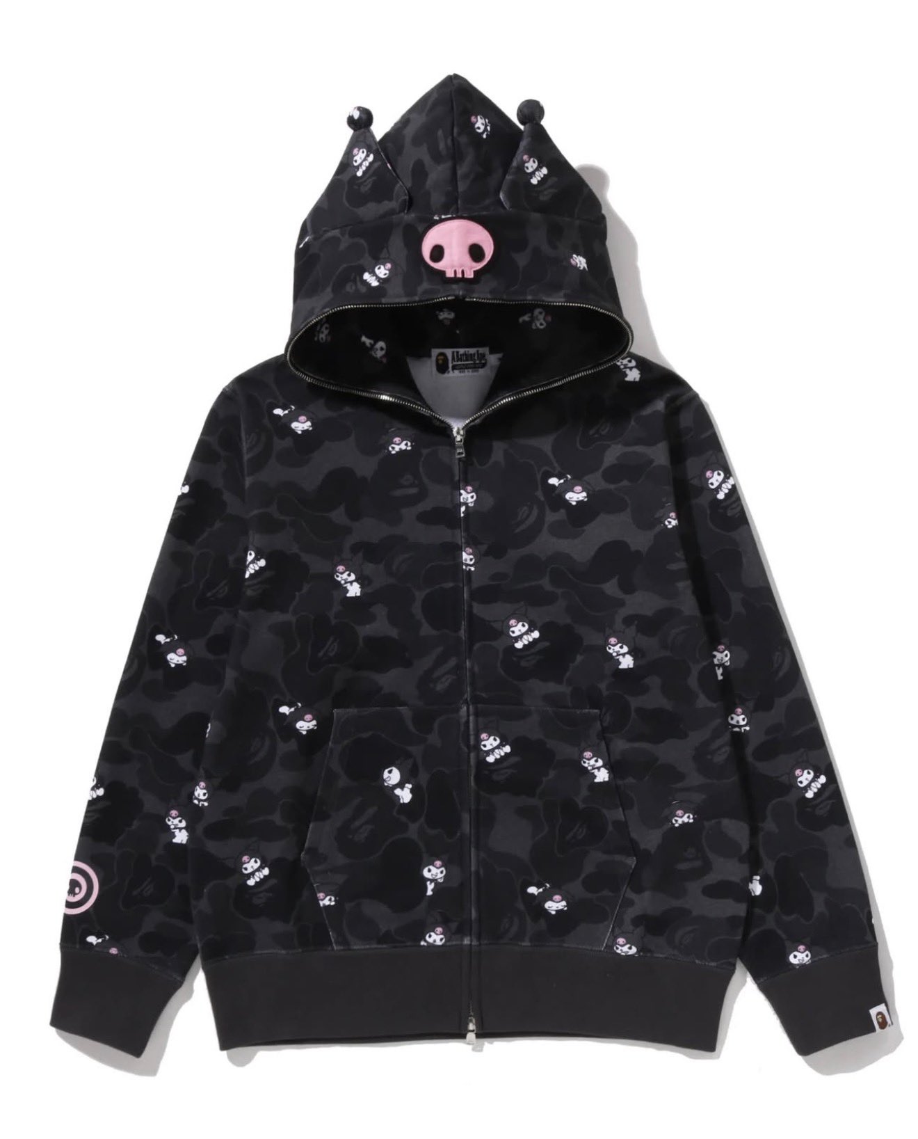 BAPE X HELLO KITTY CAMO FULL ZIP HOODIE Pink