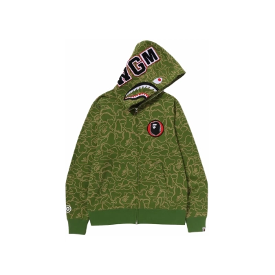 A Bathing Ape (BAPE) 30th Anniversary Line Camo Shark Full Zip Hoodie 01
