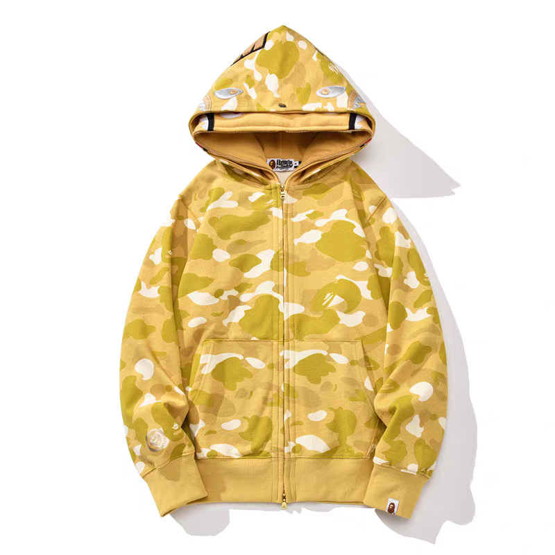 A Bathing Ape BAPE Color Camo Double Shark Full Zip Hoodie