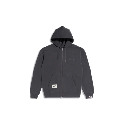 A Bathing Ape BAPE x Highsnobiety Full Zip Hoodie Charcoal/Ivory/Beige 02