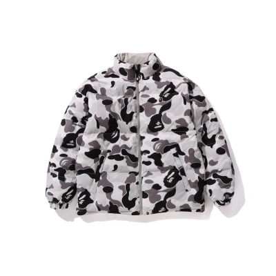 BAPE ABC Camo Reversible Down Jacket Green/White/Green 02