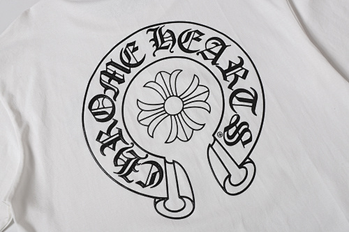 Chrome Hearts Glow-in-the-Dark Horseshoe Tee Black/White 2238