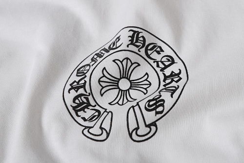 Chrome Hearts Glow-in-the-Dark Horseshoe Tee Black/White 2238