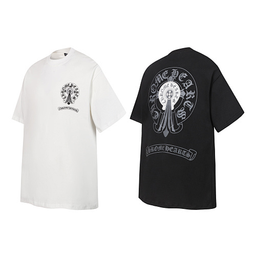 Chrome Hearts Horseshoe Dagger Gradient Logo Tee