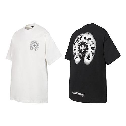 Chrome Hearts Spray Paint Horseshoe Logo Tee