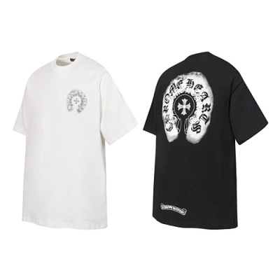 Chrome Hearts Spray Paint Horseshoe Logo Tee 01