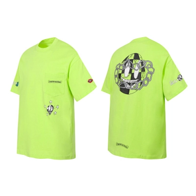 Chrome Hearts Matty Boy Link T-Shirt 'Lime Green' 01
