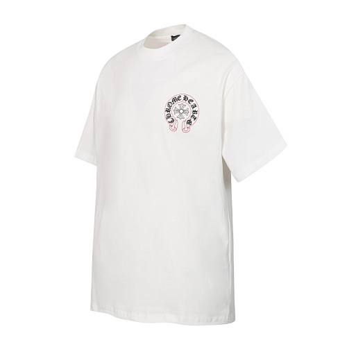 Chrome Hearts Red Horseshoe Logo Tee