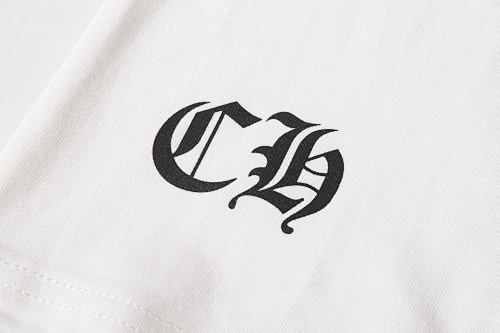 Chrome Hearts Red Horseshoe Logo Tee