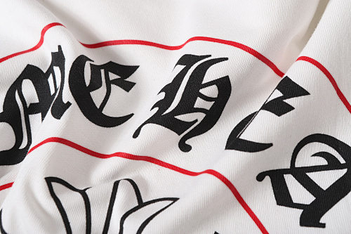 Chrome Hearts Red Horseshoe Logo Tee