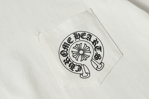 Chrome Hearts Vertical Multicolor Horseshoe T-Shirt Black/White 2226