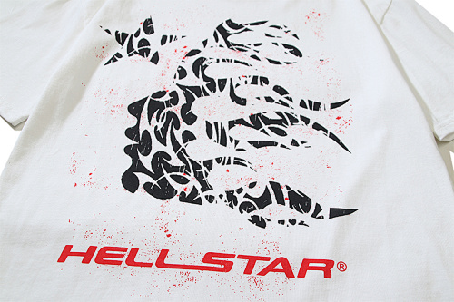 Hellstar Records Pink Flame Logo T-Shirt 588#