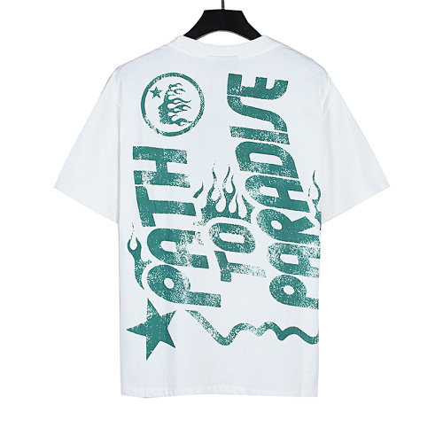 Hellstar Records Pink Flame Logo T-Shirt 589#