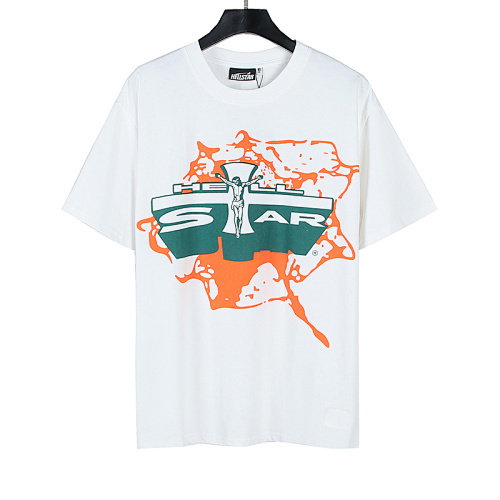 Hellstar Records Pink Flame Logo T-Shirt 589#