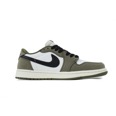 LJR Batch Air Jordan 1 Retro Low OG 'Medium Olive' HQ6998-200 02