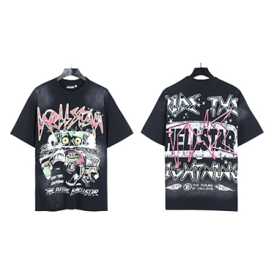 Hellstar Classic Basic Summer Short-Sleeve T-Shir 6719# 01