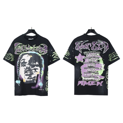 Hellstar Classic Basic Summer Short-Sleeve T-Shirt 6712# 01