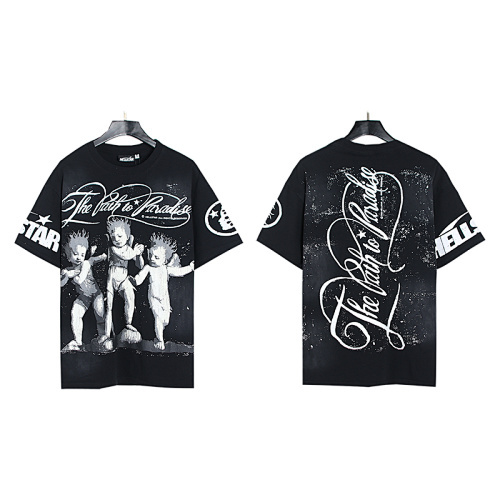 Hellstar Classic Basic Summer Short-Sleeve T-Shirt 6715#