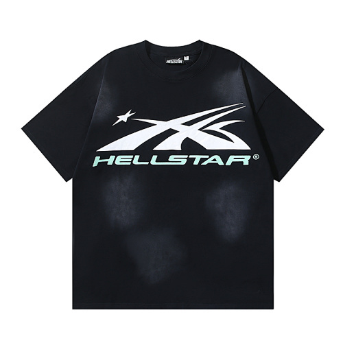 Hellstar Records Pink Flame Logo T-Shirt 6700#