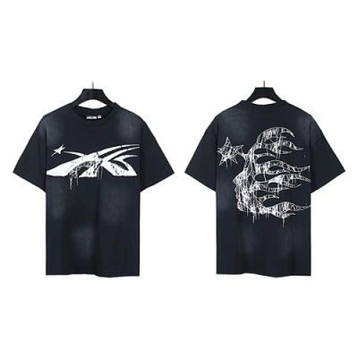 Hellstar Records Pink Flame Logo T-Shirt 6707#  01