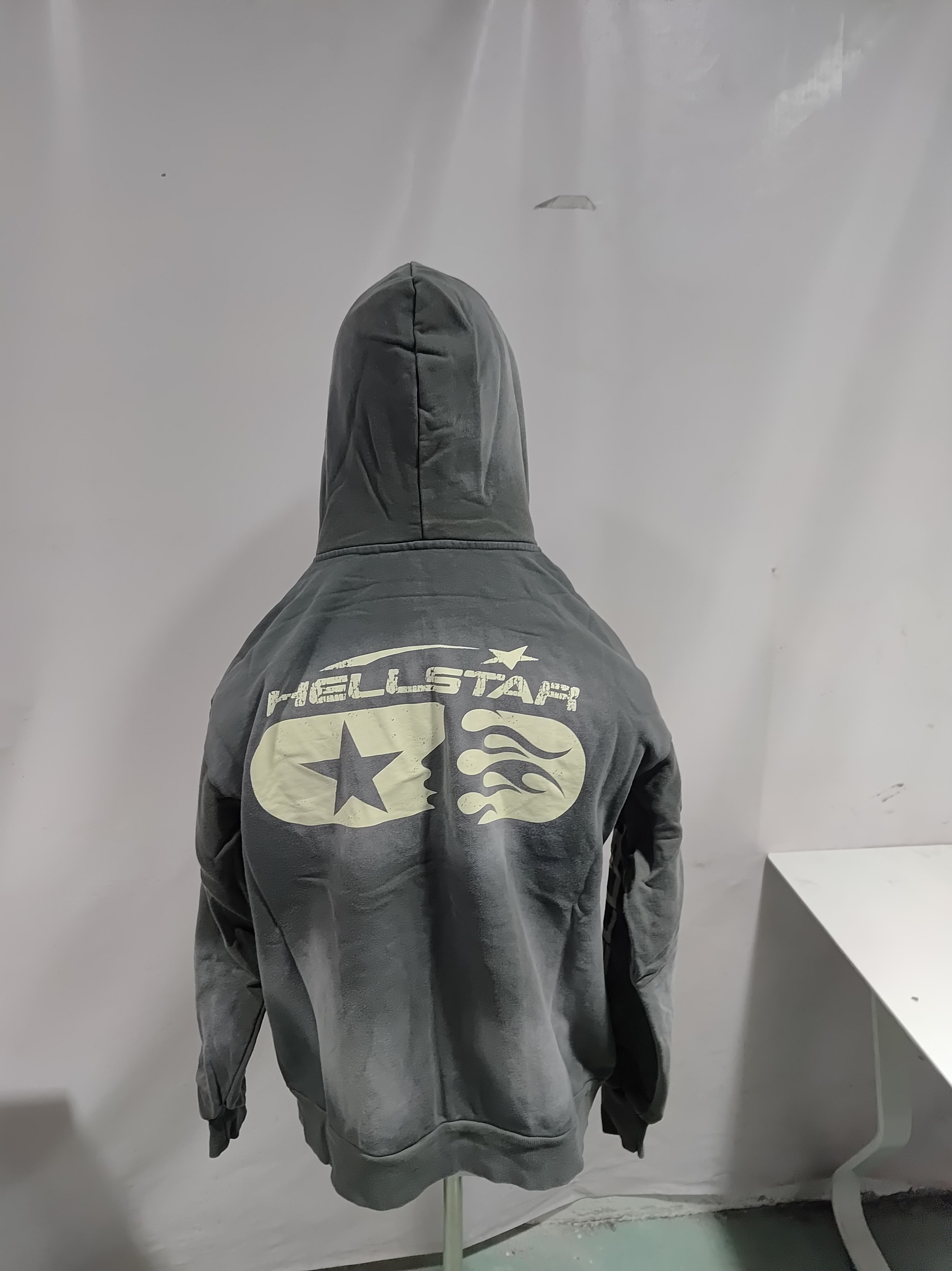 Hellstar Studios Zip Hoodie 'Grey'