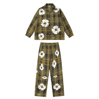 Denim Tears Cotton Wreath Pajama Set 8613 02
