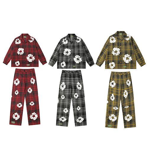 Denim Tears Cotton Wreath Pajama Set 8613