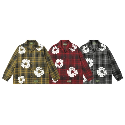 Denim Tears Cotton Wreath Pajama Shirt 383 01