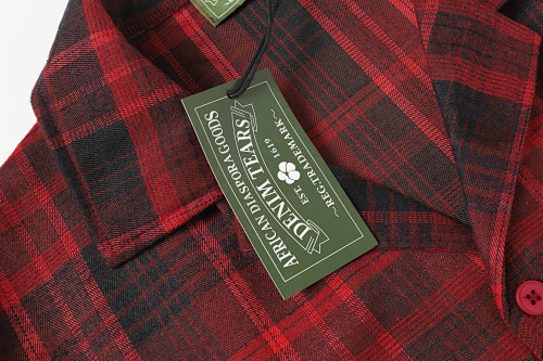 Denim Tears Cotton Wreath Plaid Camp T-Shirt