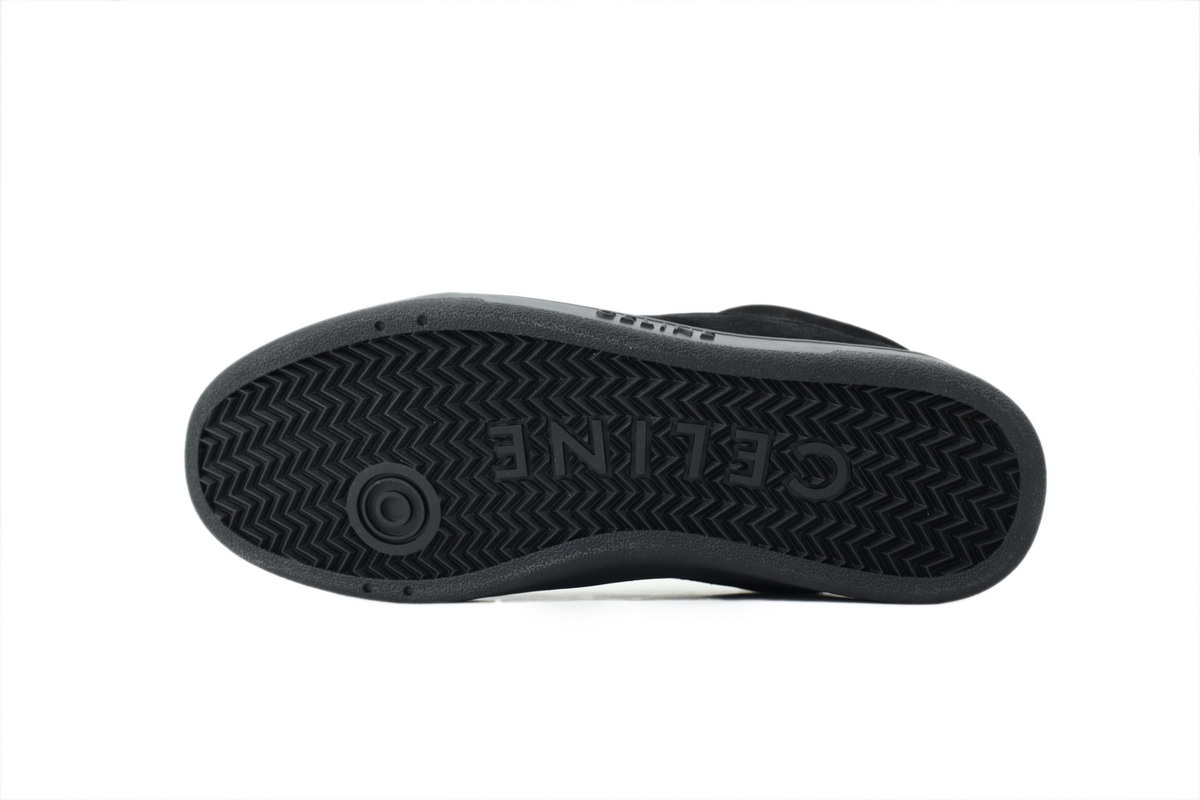 Celine Pre Owned Huntington Suede low-top Sneakers Black