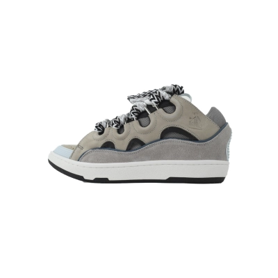 Lanvin Leather Curb Blue Gray 01