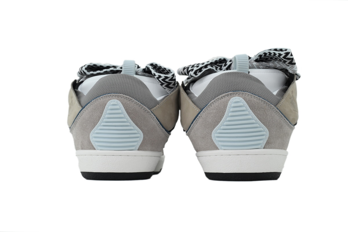 Lanvin Leather Curb Blue Gray