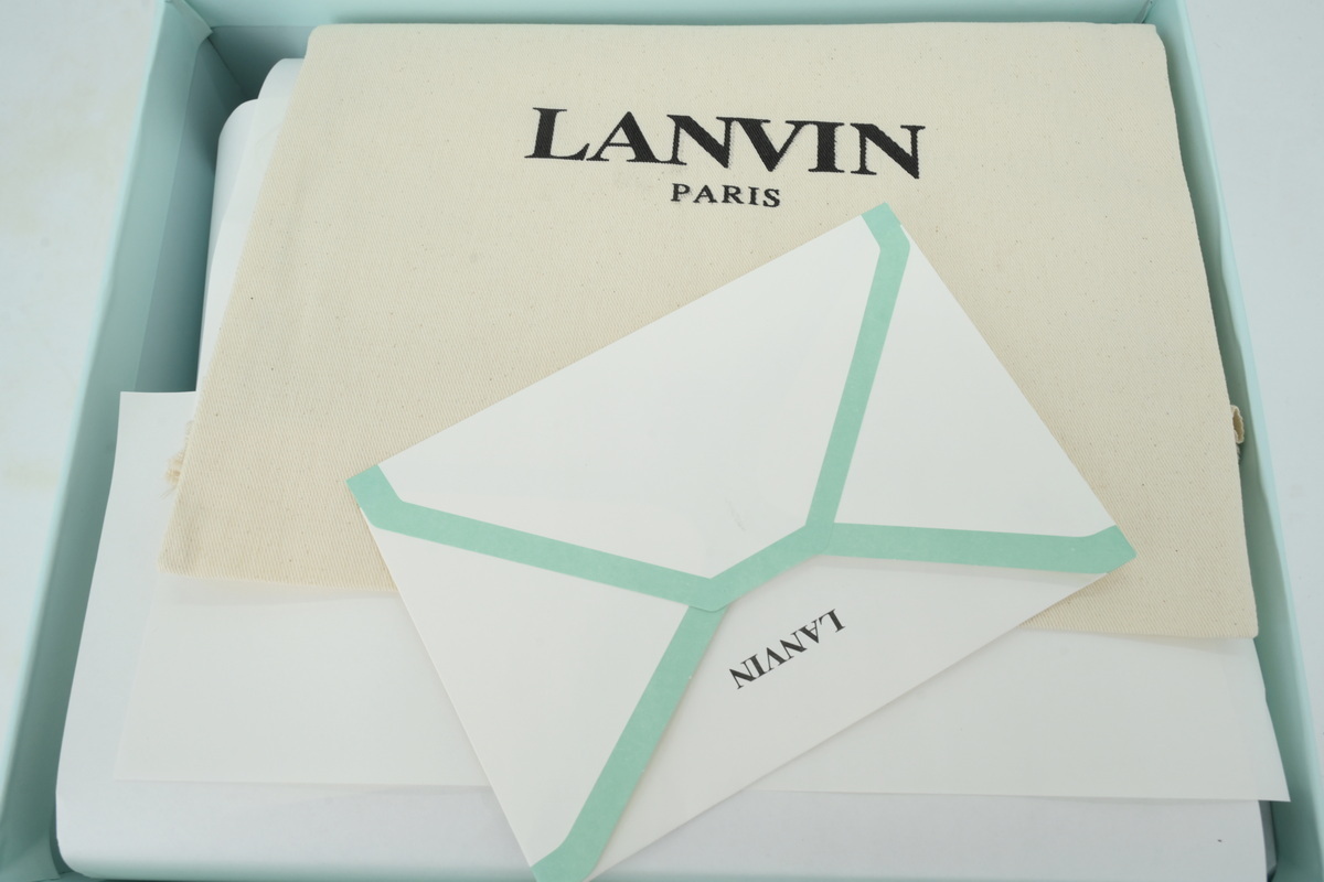 Lanvin Leather Curb Grey