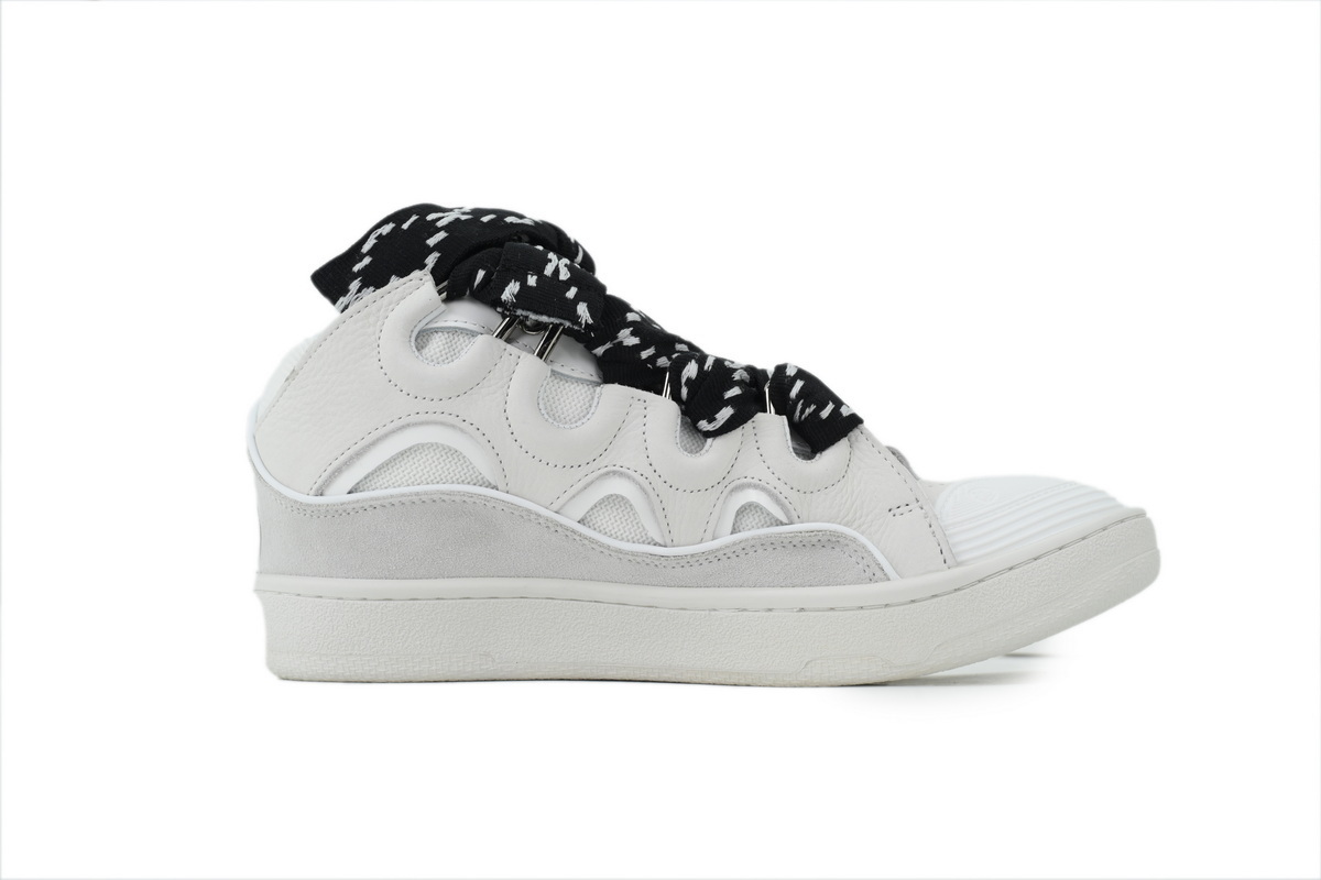 Lanvin Leather Curb White
