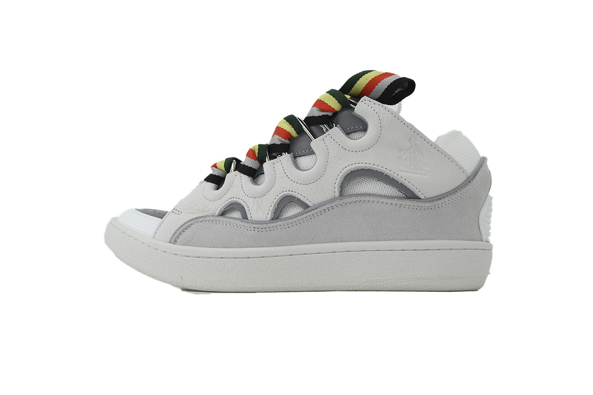 Lanvin Leather Curb White Ribbon