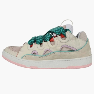 Lanvin Curb Sneaker Beige Pink 01