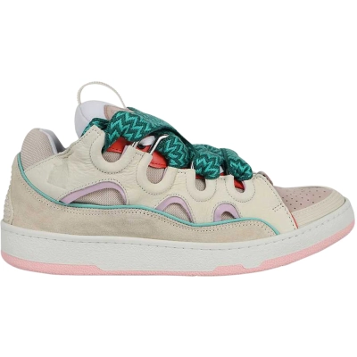 Lanvin Curb Sneaker Beige Pink 02
