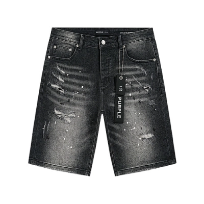 Purple Brand Denim Shorts PU520# 02