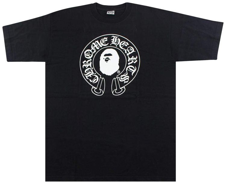 BAPE x Chrome Hearts T-shirt 'Black'