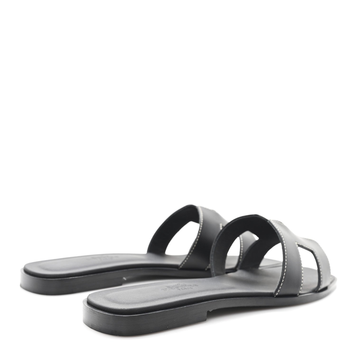 HERMES Oran Sandal Black