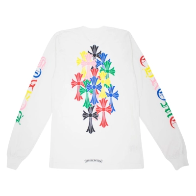 Chrome Hearts Multi Color Cross Cemetery L/S T-shirt 01