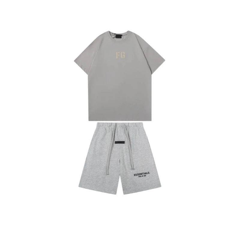 Fear of God T-Shirt-2203#+Fear of GodSweatshort Dark -872#
