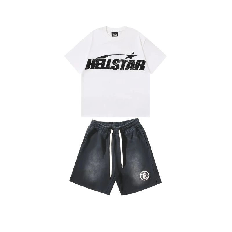 Hellstar T-shirt 503+Hellstar Shorts 705