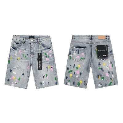 Purple Brand Denim Shorts PU507# 01