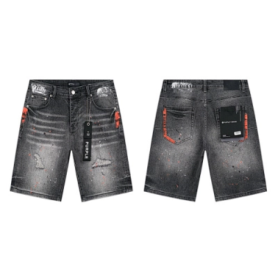 Purple Brand Denim Shorts PU521# 01