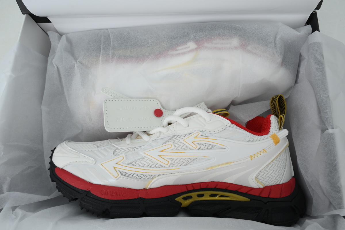 Off White Be Right Back Sneakers Black White Red OWIA289F 25LEA001 0063